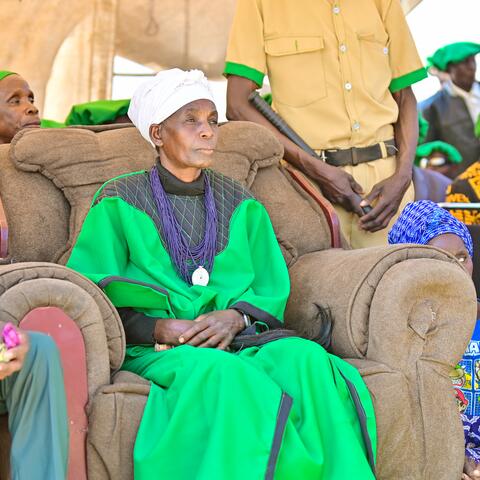 Chieftainess Masinda is found in Shang’ombo, the Zambian part of the Mashiland, her Palace is called Rukena