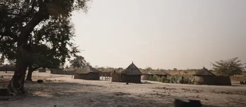 Traditional homes called huts
